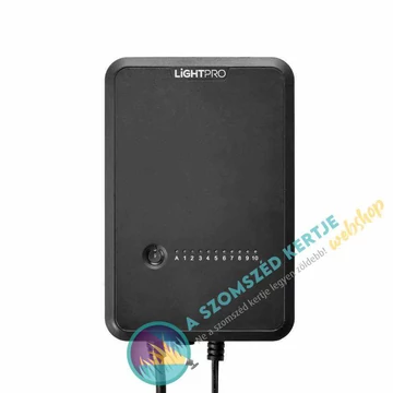 LightPro Touch 12V-os transzformátor, 150W, beépített időzítővel és alkonykapcsolóval