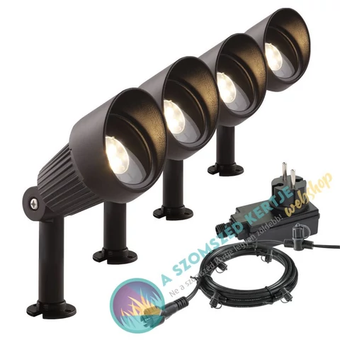 Garden Lights Focus szett 4db lámpa - 12V kerti spot lámpa
